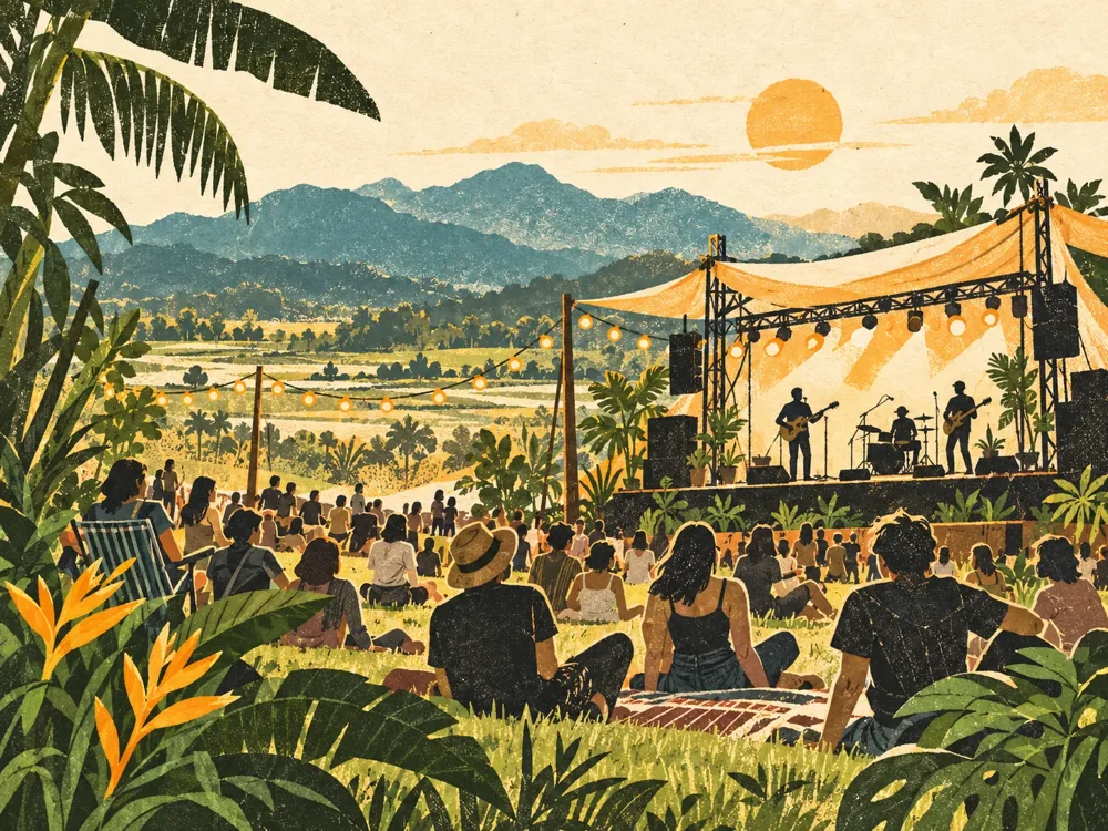 Editorial illustration for Big Mountain Music Festival Review: Thai Music, Costs and Alternatives