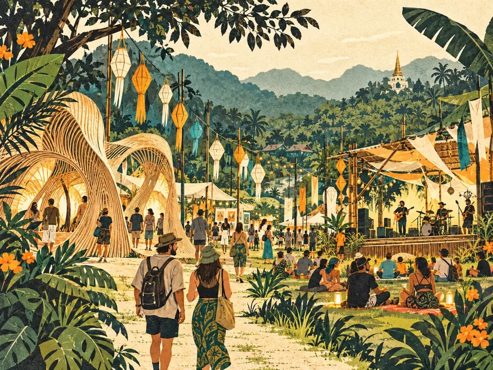 Editorial illustration for Maho Rasop Festival Review: Indie Discovery and Alternatives