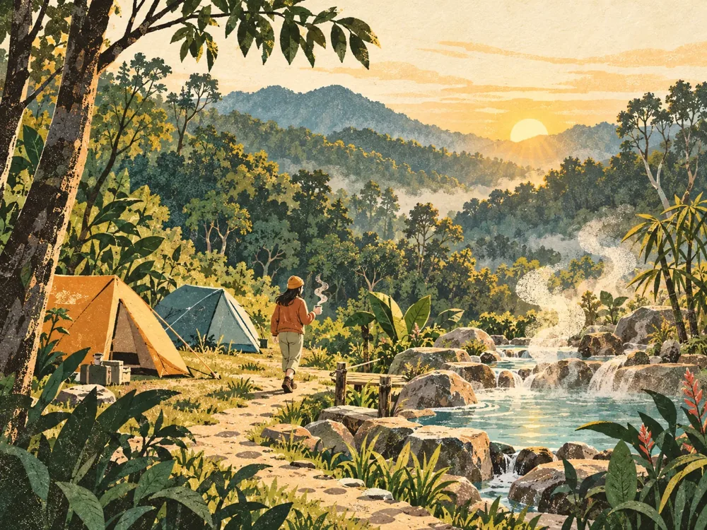 Editorial illustration for UnKonscious Festival Review: Beach Trance and Alternatives
